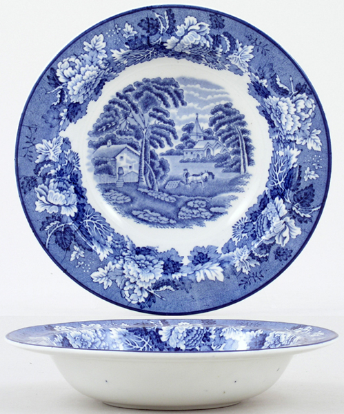 Fruit Saucer with Rim c1920s